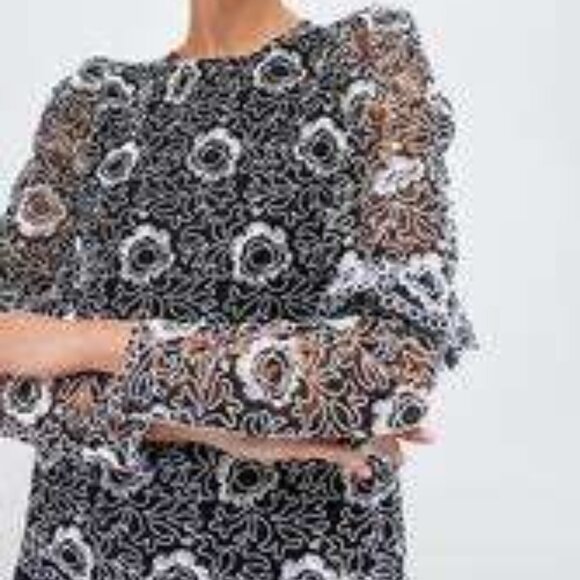 Tuckernuck Tops - Tuckernuck Black Lace Baldwin Blouse